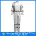 Wholesale White Work Coverall High Visibility Fire Fighting Suit for Workmen